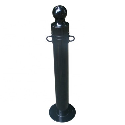 Powder coated metal traffic bollards