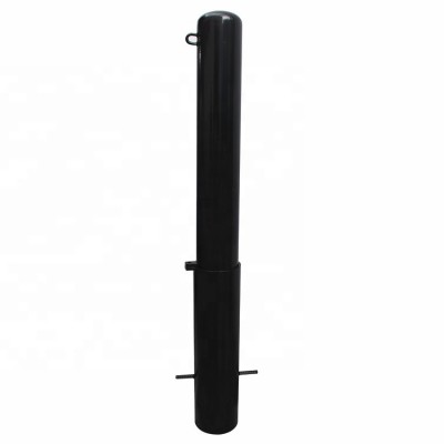 Embedded mount steel parking traffic bollard