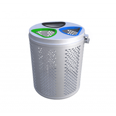 Guangzhou Gavin custom made outdoor metal recycle garbage bin