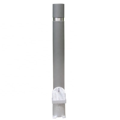 Flexible steel pipe bollard in ground fixing with socket,removable pipe bollard in factory price