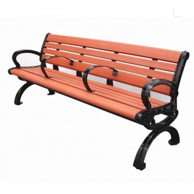 Outdoor cast aluminum outside bench seating