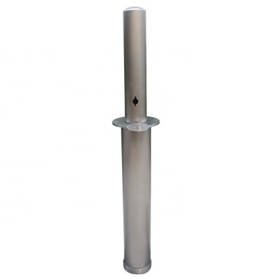 Semi-automatic rising 304 stainless steel parking bollards