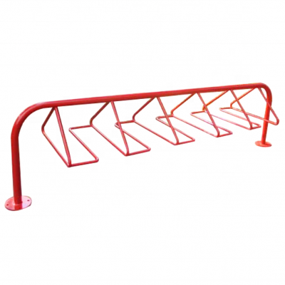 Powder coated steel 10 bike capacity bicycle stand bike floor parking rack