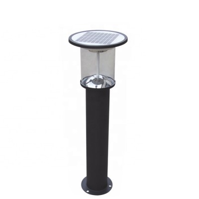 Aluminum solar bollard solar garden led light