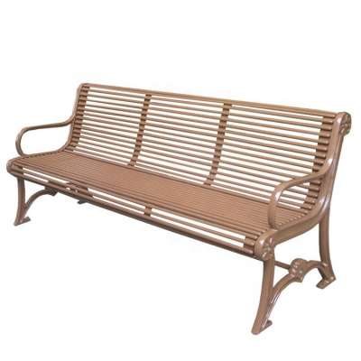 Wrought iron patio benches outdoor metal furniture manufacturer China