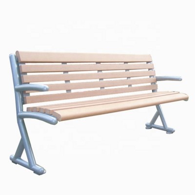 Outdoor wooden furniture street bench