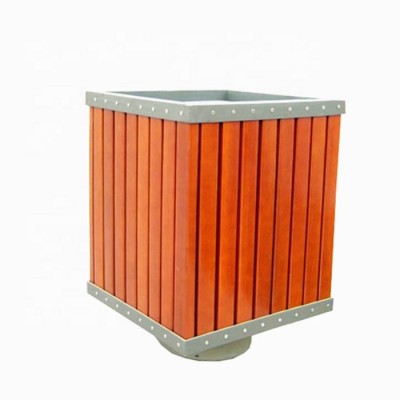 Outdoor square flower box/wooden flower pots & planters