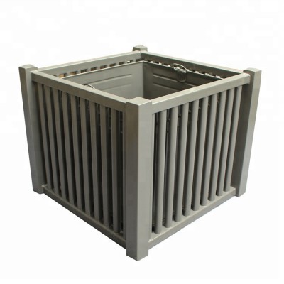 Galvanized metal outdoor furniture garden street planter boxes