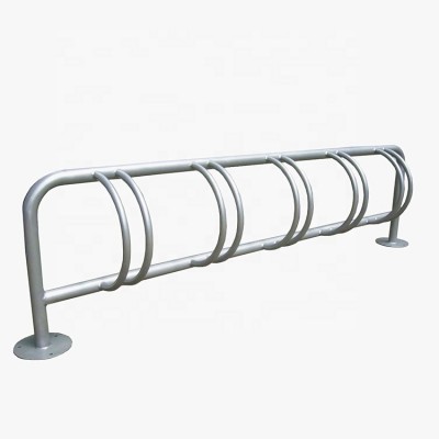 Guangzhou Gavin street furniture manufacturer 5 bike space hot dip galvanized steel bicycle stand