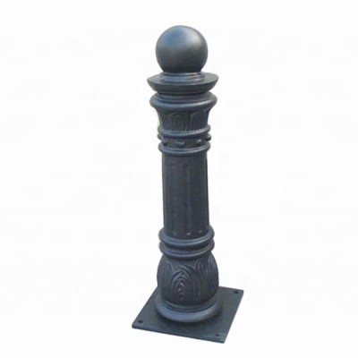 High quality cast iron corner security bollard