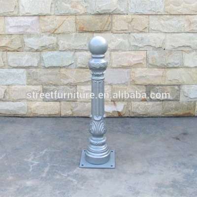 Hot sale cast iron steel fixed traffic warming bollards